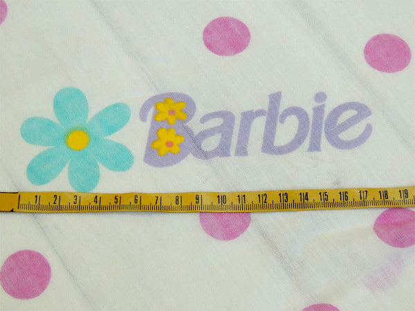 【Barbie】バービー・花柄&水玉柄・ユーズドシーツ(ボックスタイプ) USA