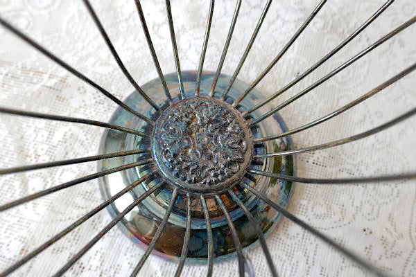 SALES イタリア製・シルバープレート・ヴィンテージ・ワイン ボトルホルダー・ワインパニエ