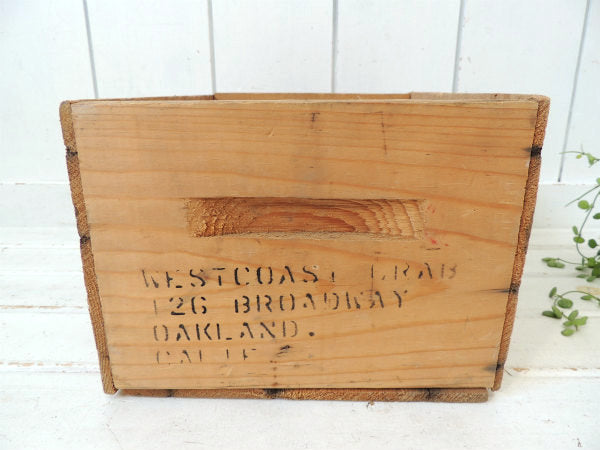 【JOHNSON&GUNSTON】たくさんの英文字入り・木箱・ヴィンテージ・ウッドボックス