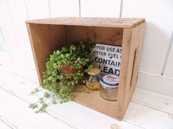 【JOHNSON&GUNSTON】たくさんの英文字入り・木箱・ヴィンテージ・ウッドボックス