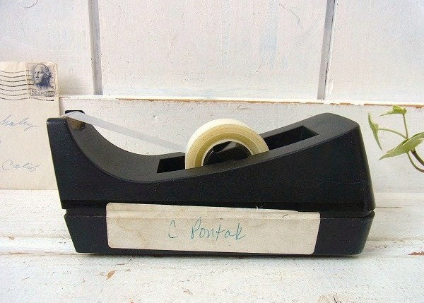 【Scotch】3M・スコッチ・黒色・ヴィンテージ・テープカッター/テープディスペンサー