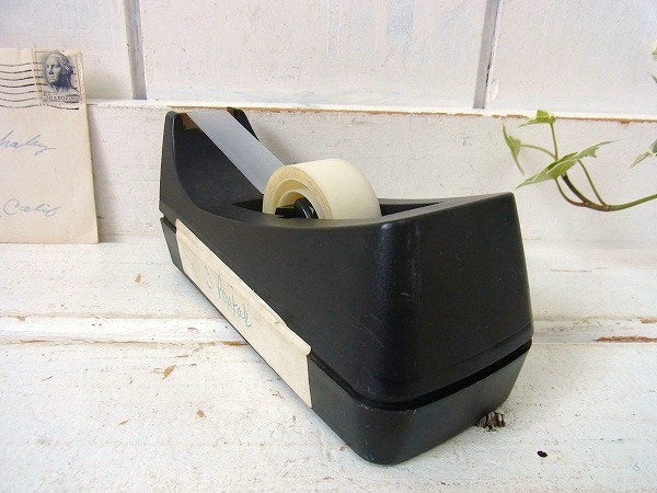 【Scotch】3M・スコッチ・黒色・ヴィンテージ・テープカッター/テープディスペンサー