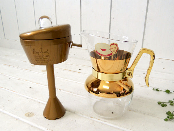Bing Crosby コーニングガラス・デッドストック・ヴィンテージ・パーコレーター・コーヒー