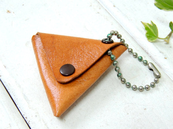 【カリフォルニア・USA】革製・デッドストック・ビンテージ・アドバタイジング・レザー・コインケース