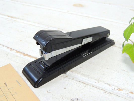 ボステッチ BOSTITCH ブラック・メタル製・ヴィンテージ・ホッチキス・ステープラー MADE IN U.S.A 文房具.・ステーショナリー