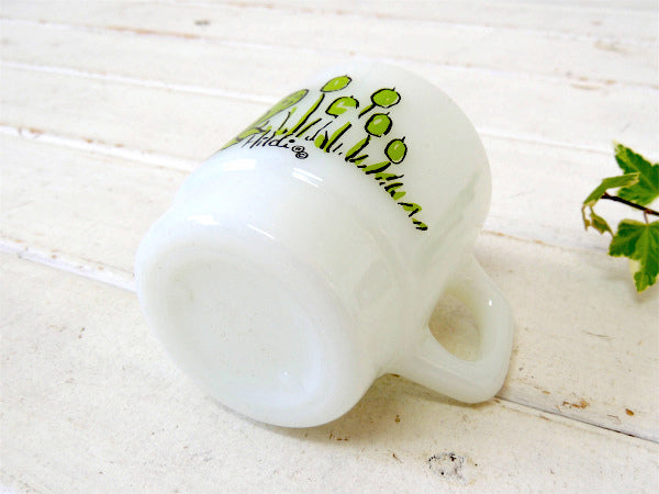 【FireKing】ファイヤーキング・Hildiシリーズのカエル・マグカップ/フロッグ