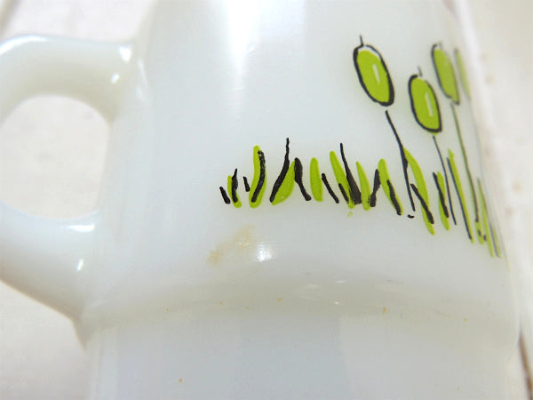 【FireKing】ファイヤーキング・Hildiシリーズのカエル・マグカップ/フロッグ