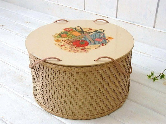 【Princess・プリンセス】アンティーク・裁縫箱・ソーイングバスケット・USA・手芸