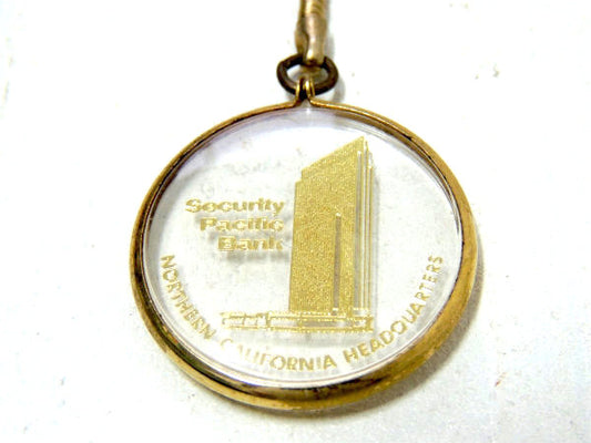 【LA・カリフォルニア】銀行・アドバタイジング・デッドストック・ビンテージ・キーホルダー・1960~