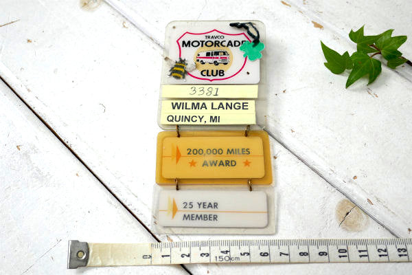 ダッジ・トラブコ  RVキャンピングカー&モーターホーム クラブバッジ アメリカンビンテージ