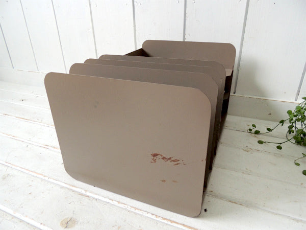 【Steelmaster】工業系・メタル製・60'sヴィンテージ・書類ラック・ファイルスタンド