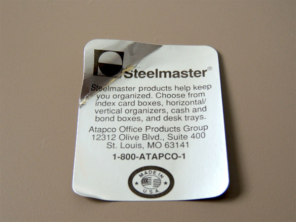 【Steelmaster】工業系・メタル製・60'sヴィンテージ・書類ラック・ファイルスタンド