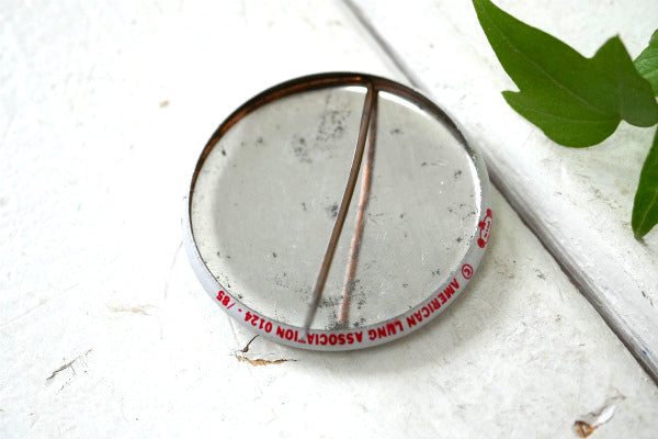 NO SMOKING・禁煙・ヴィンテージ・缶バッジ・アメリカンビンテージ・ストリートサイン・看板