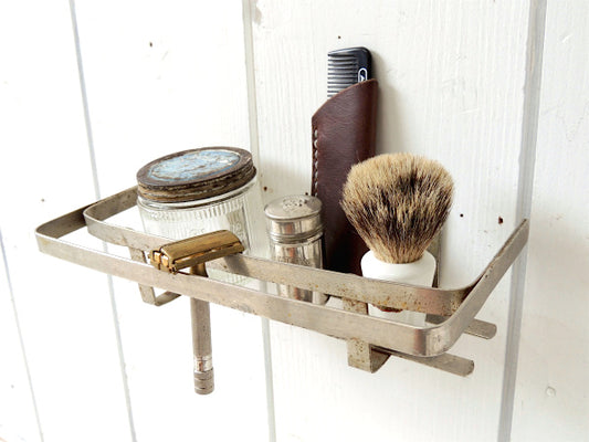 シャワーシェルフ 洗面所 ヴィンテージ ウォールシェルフ 飾り棚 USA アメリカンビンテージ