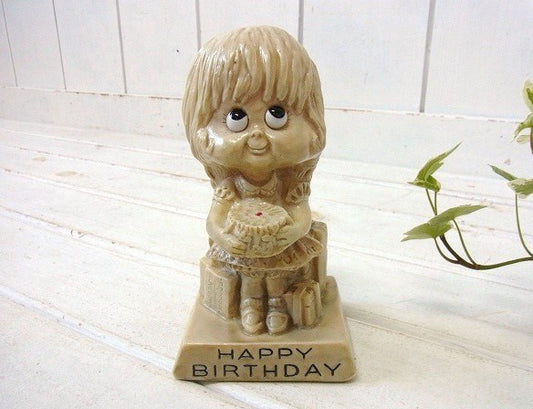 【HAPPY BIRTHDAY】70’s・ヴィンテージ・メッセージドール/人形 USA