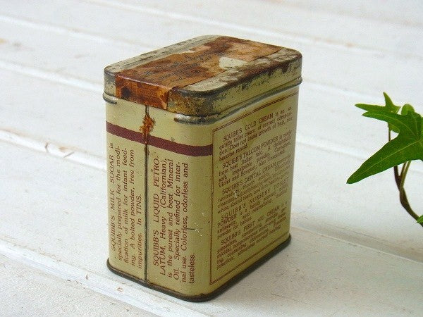 【Epsom Salt】小さなヴィンテージ・ティン缶　USA