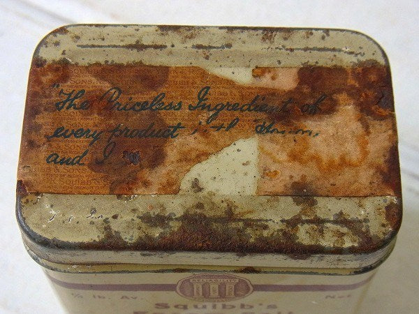 【Epsom Salt】小さなヴィンテージ・ティン缶　USA