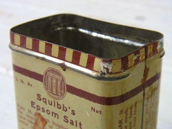 【Epsom Salt】小さなヴィンテージ・ティン缶　USA