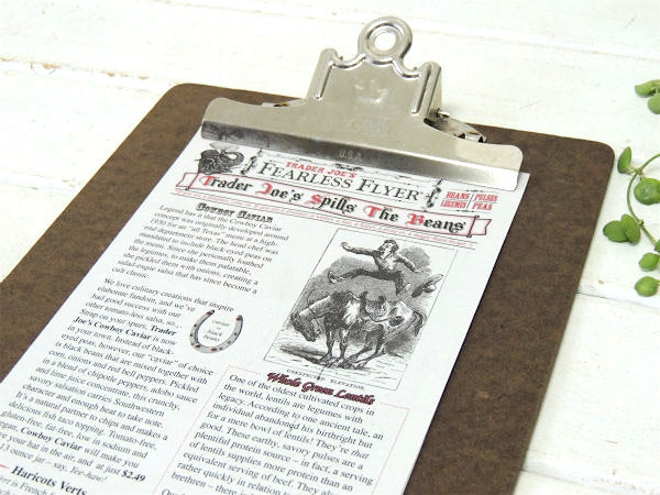 【A&W・U.S.A.】クリップボード・バインダー・工業系/ステーショナリー/オフィス雑貨