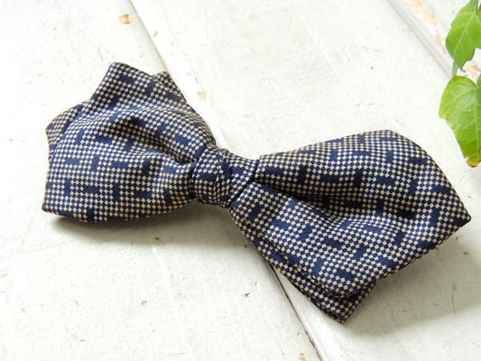 【U-CLASP NEW YORK】レトロ柄・ビンテージ・蝶ネクタイ・ボウタイ・古着 USA