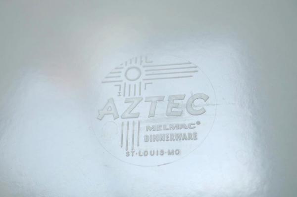 AZTEC アトミック柄 メラミン製 ヴィンテージ ディナープレート 皿  トレー USA