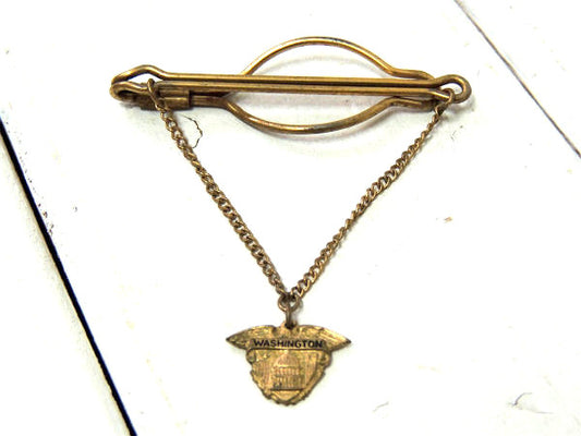 【WASHINGTON・ワシントンD.C.・モチーフ】アンティーク・タイピン・タイバー