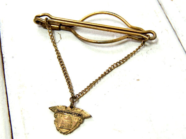 【WASHINGTON・ワシントンD.C.・モチーフ】アンティーク・タイピン・タイバー