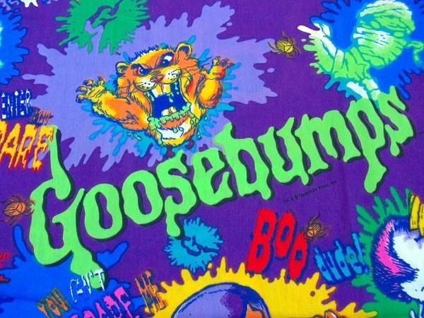 【Goosebumps】グースバンプス・ヴィンテージ・ユーズドシーツ(フラット)　USA