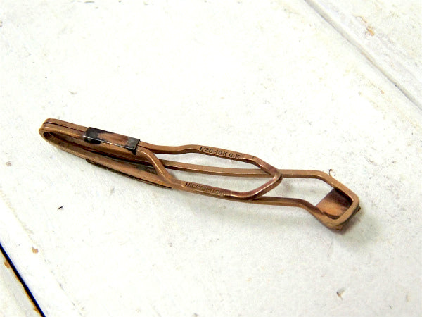 HICKOK・USA・10K・ワインレッド 宝石 モチーフ アンティーク&ヴィンテージ・タイピン