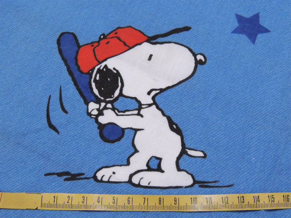 【スヌーピー】アメフト&サッカー&野球のスポーツ柄・ベビーサイズ・ユーズドシーツ(ボックスタイプ)