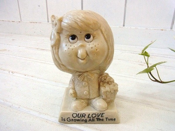 【OUR LOVE】70’s・ヴィンテージ・メッセージドール/人形 USA