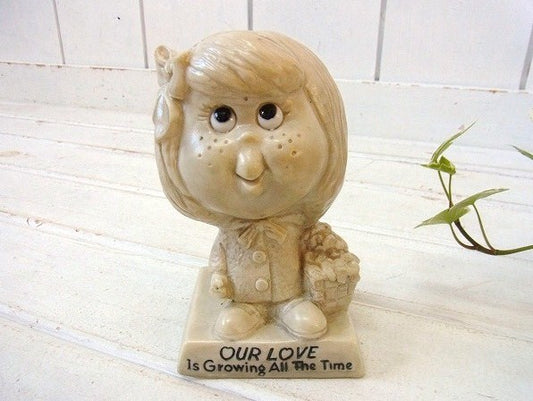 【OUR LOVE】70’s・ヴィンテージ・メッセージドール/人形 USA