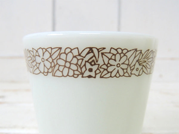 【PYREX】パイレックス・ウッドランド・ヴィンテージ・マグカップ・ミルクガラス・食器 USA