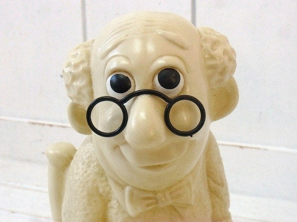 ウォール・ストリート・ジャーナル 新聞 ビッグサイズ 70’s USA ヴィンテージ メッセージドール 人形 眼鏡