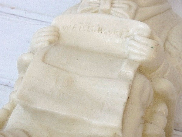 ウォール・ストリート・ジャーナル 新聞 ビッグサイズ 70’s USA ヴィンテージ メッセージドール 人形 眼鏡