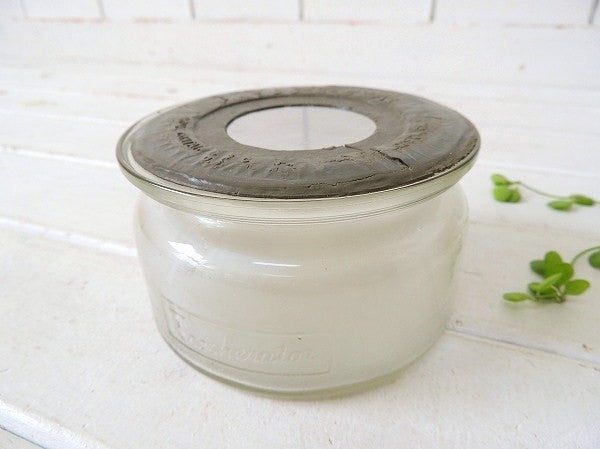 Fresherator 1950's デッドストック ヴィンテージ ガラスジャー 保存容器 ガラス瓶  USA