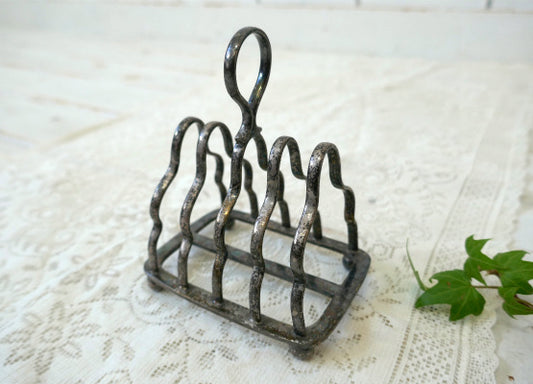 【MARTIN HALL&CO】シルバープレート・アンティーク・トーストラック・トーストスタンド