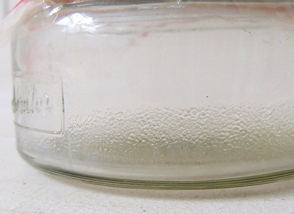 Fresherator 1950's デッドストック ラベル付き ヴィンテージ ガラスジャー 保存容器 ガラス瓶 USA