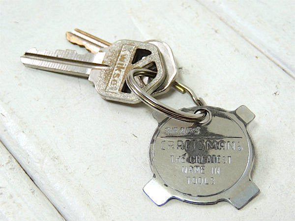 【シアーズ&クラフトマン・4way・ドライバー・DIY】ヴィンテージ・工具・キーホルダー・鍵2本