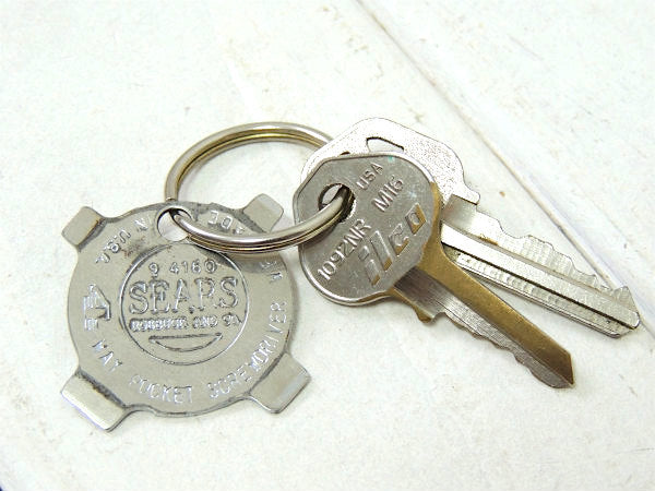 【シアーズ&クラフトマン・4way・ドライバー・DIY】ヴィンテージ・工具・キーホルダー・鍵2本