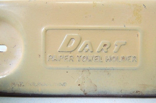 【DART】シャビーなメタル製・ヴィンテージ・ペーパータオルホルダー/ペーパーホルダー USA