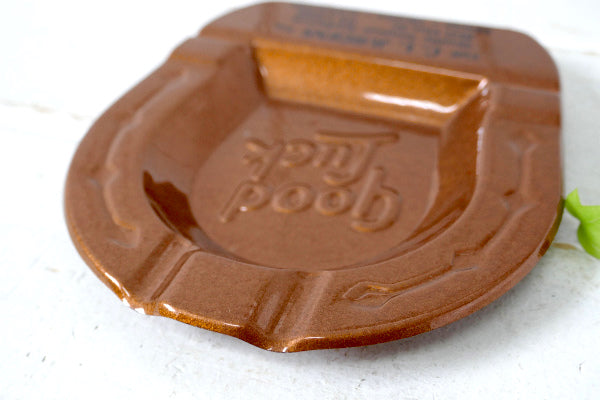 グッドラック・GOOD LUCK・薬局・病院・アドバタイジング・アメリカン・ビンテージ・灰皿・USA