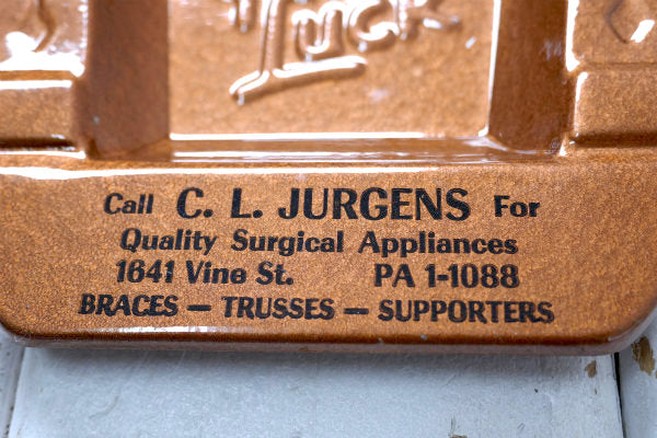 グッドラック・GOOD LUCK・薬局・病院・アドバタイジング・アメリカン・ビンテージ・灰皿・USA