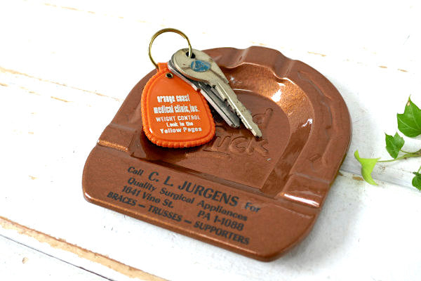 グッドラック・GOOD LUCK・薬局・病院・アドバタイジング・アメリカン・ビンテージ・灰皿・USA