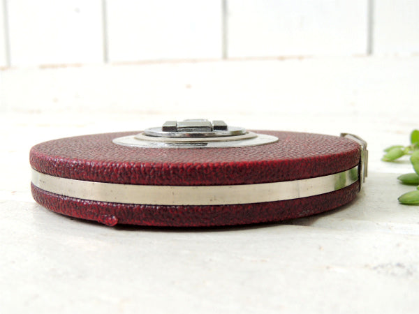 【LUFKIN・100フィート・USA】ヴィンテージ・メジャーテープ・巻尺・建材・大工道具・工具