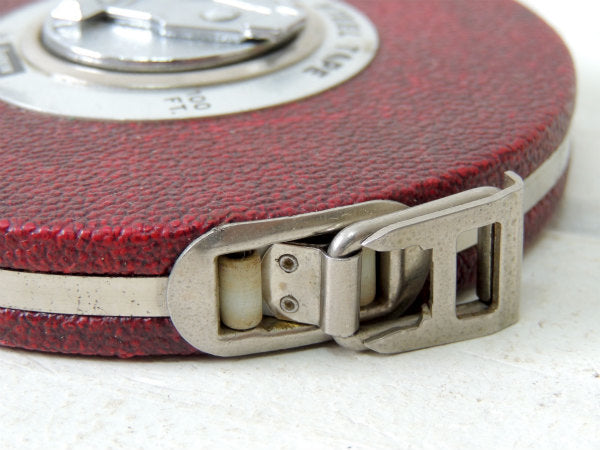 【LUFKIN・100フィート・USA】ヴィンテージ・メジャーテープ・巻尺・建材・大工道具・工具