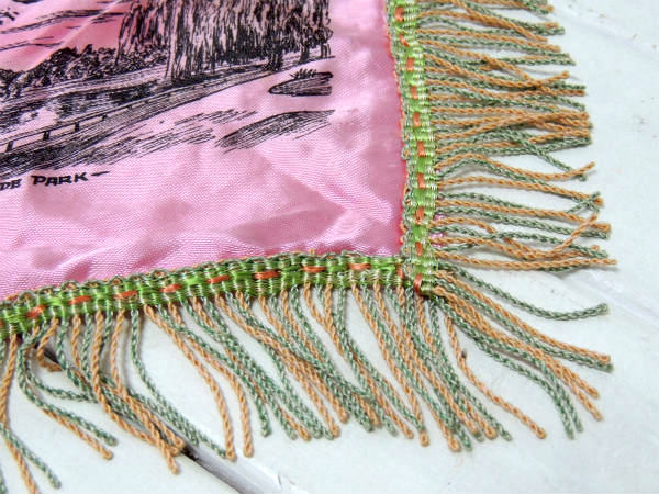 USA サクラメント カリフォルニア 州都 ピンク ヴィンテージ スーベニア クッションカバー ピローケース