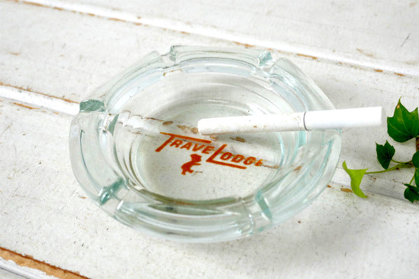 US ホテルブランド TRAVE LODGE トラべルロッジ・ビンテージ・アドバタイジング・灰皿