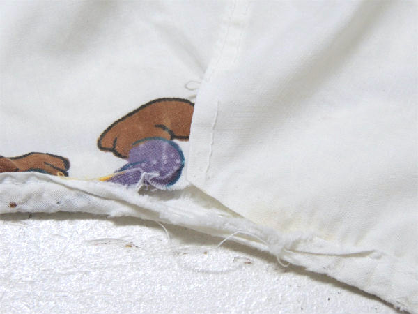 【7人の小人たち】ウォルトディスニー・ヴィンテージ・ユーズドシーツ(ボックスタイプ) USA