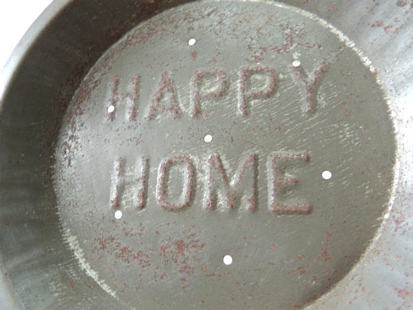 【HAPPY HOME】ティン製・アンティーク・パイ皿・パイプレート・オールド・アメリカンスタイル